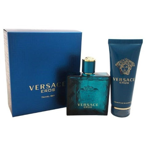 Versace Eros 2 Piece Gift Set 2 Piece Gift Set With 3.4 Oz EDT Spray