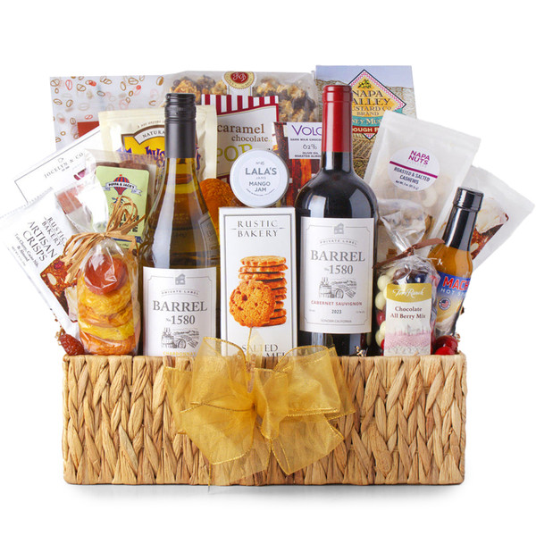 Festive Wine and Treats Feast