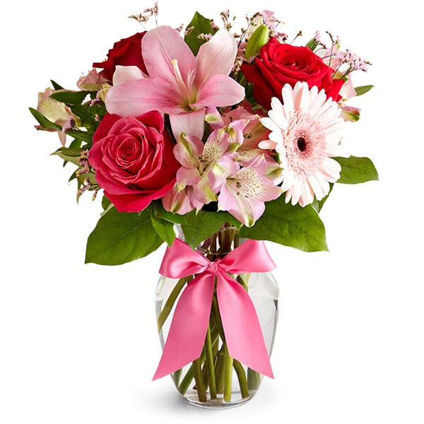 Blushing Lily Petals Bouquet
