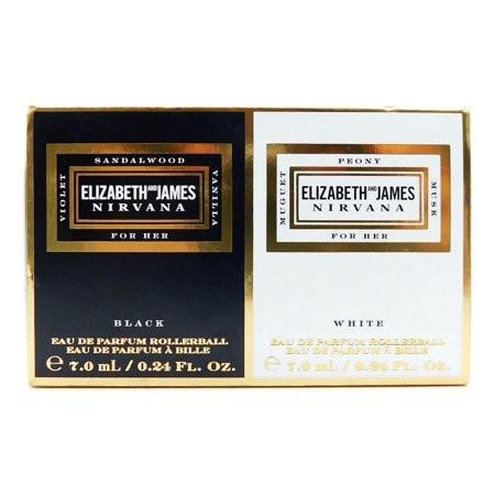 Nirvana Variety 2 Piece Set (Black & White) 2 Piece Gift Set With Nirvana Black & White 7 ML EDP