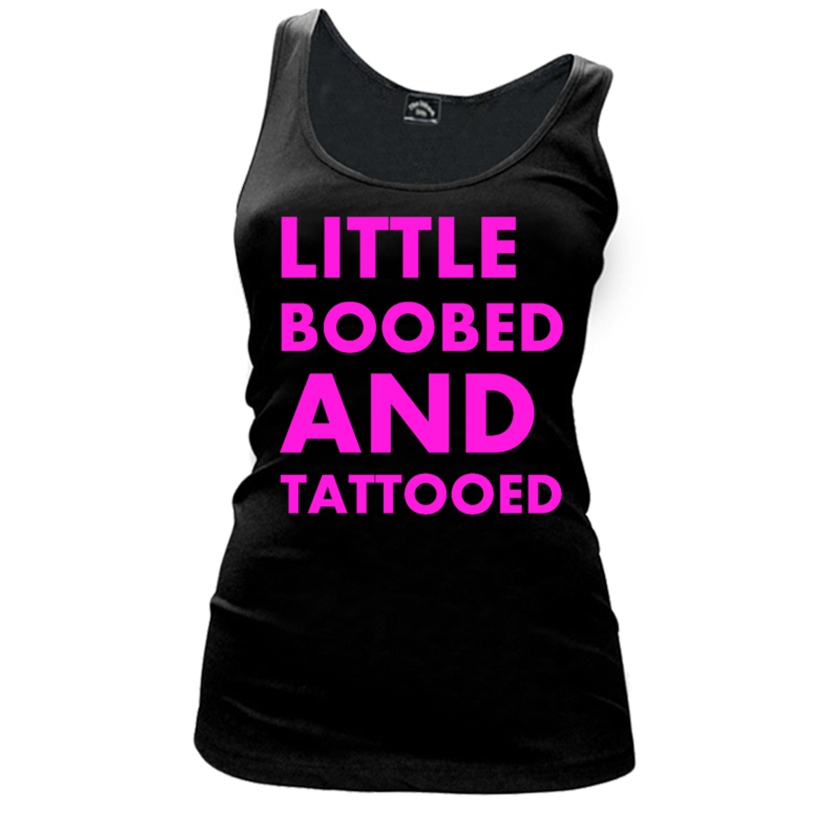 Women's Little Boobed And Tattooed - Tank Top - The Inked Boys Shop