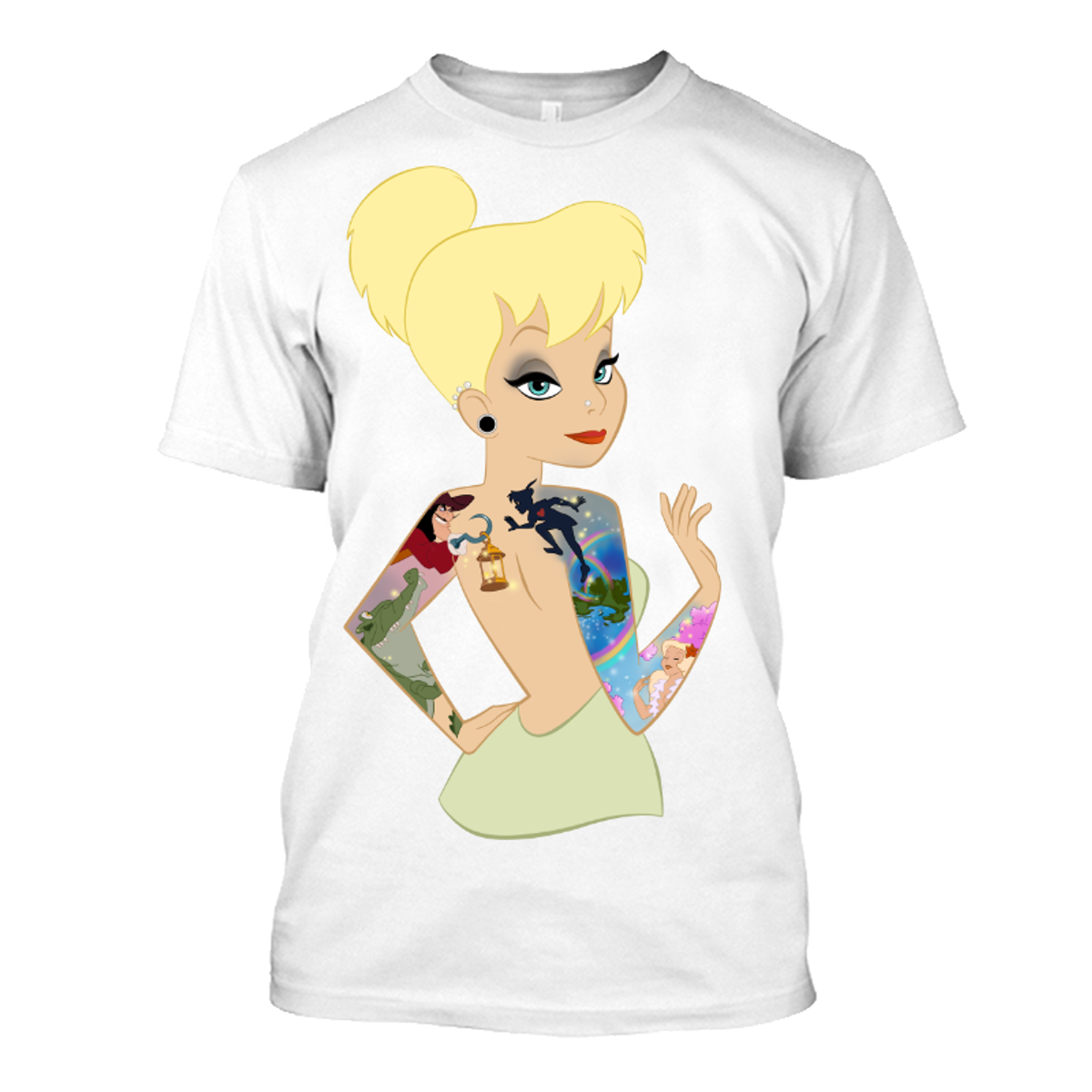 Rocker Snow White tattoo Disney Princess shirt hoodie sweater long  sleeve and tank top