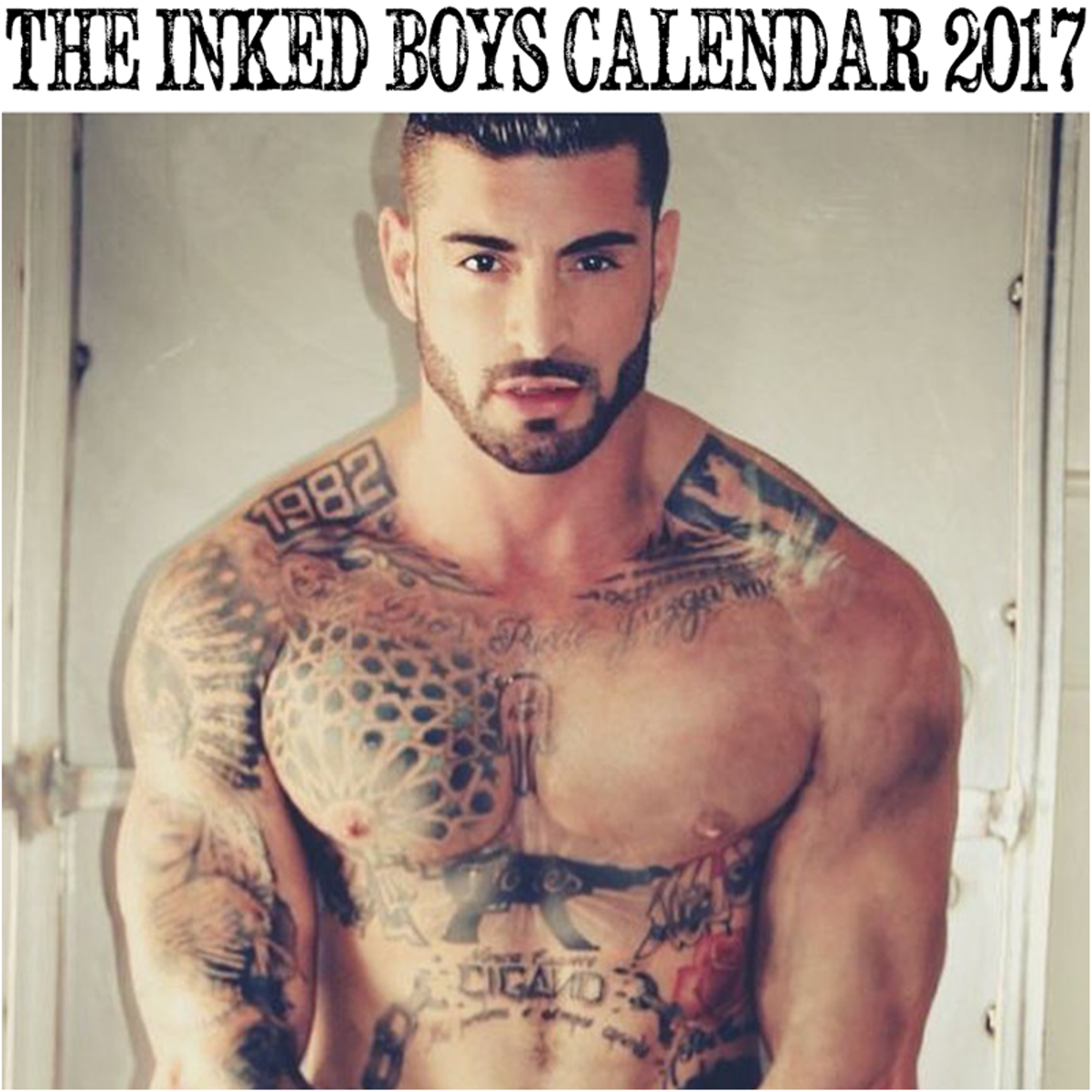 Inked Boys 2017 Calendar Free Gifts Inked Boys Shop