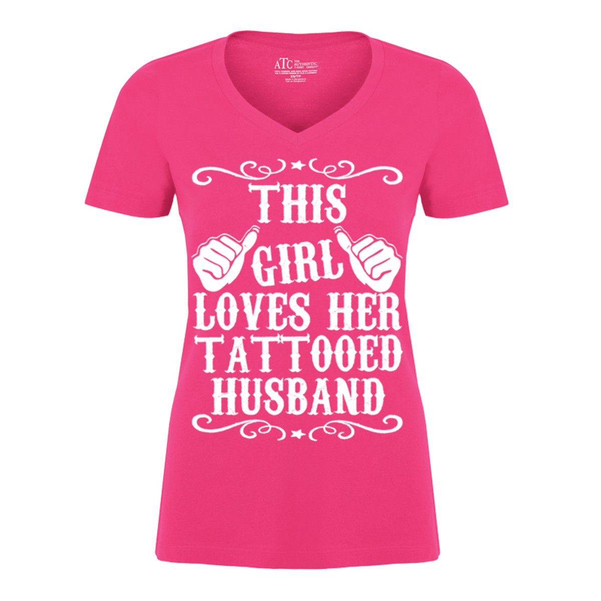 Women's This Girl Loves Her Tattooed Husband - Tshirt - The Inked Boys Shop