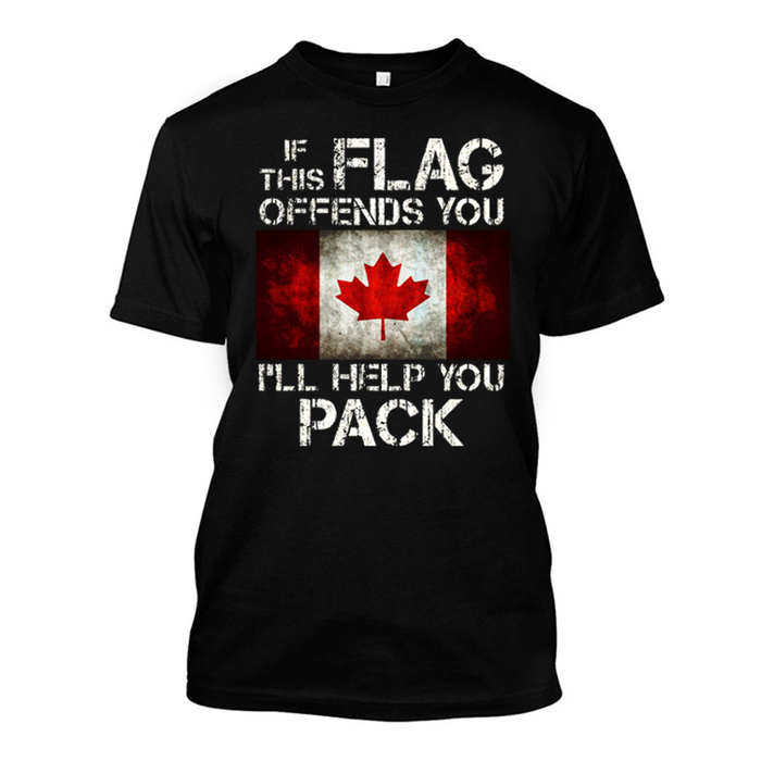 Men's If This Flag Offends You (Canada) - Tshirt