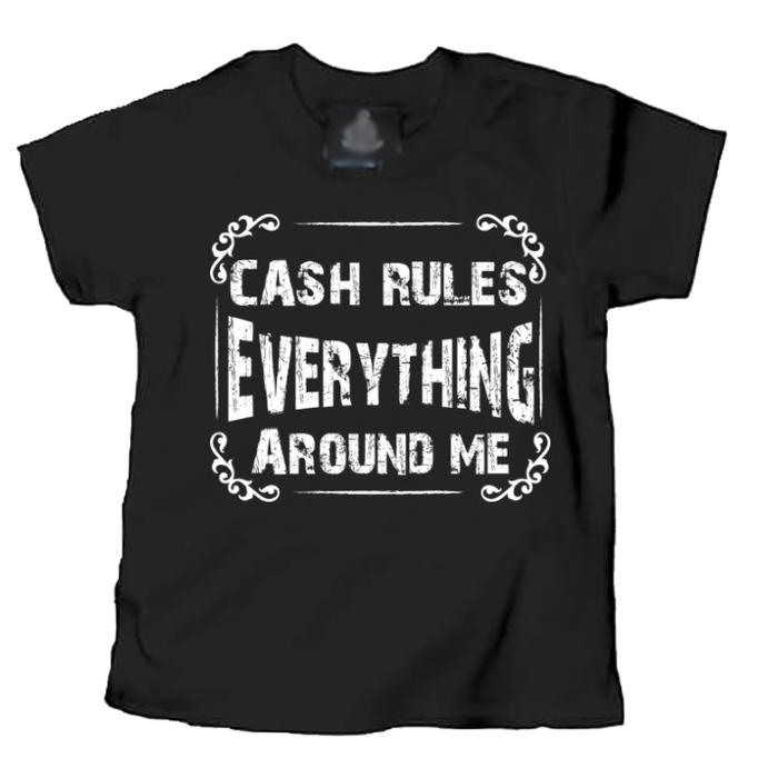 Kids Cash Rules Everything Around Me - Tshirt