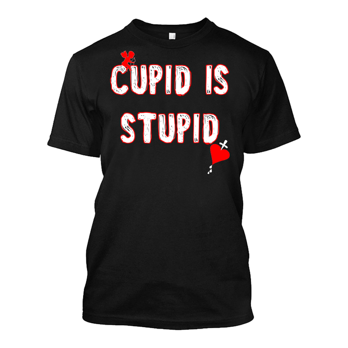 Men's Cupid Is  Stupid - Tshirt