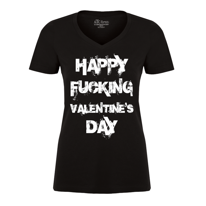 Women's Happy Fucking Valentine's Day - Tshirt