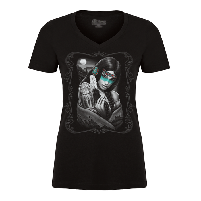 Women's Inked Girl-V1 - Tshirt