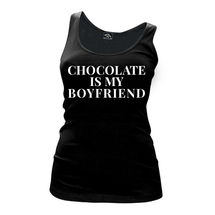 Women's Chocolate Is My Boyfriend - Tank Top