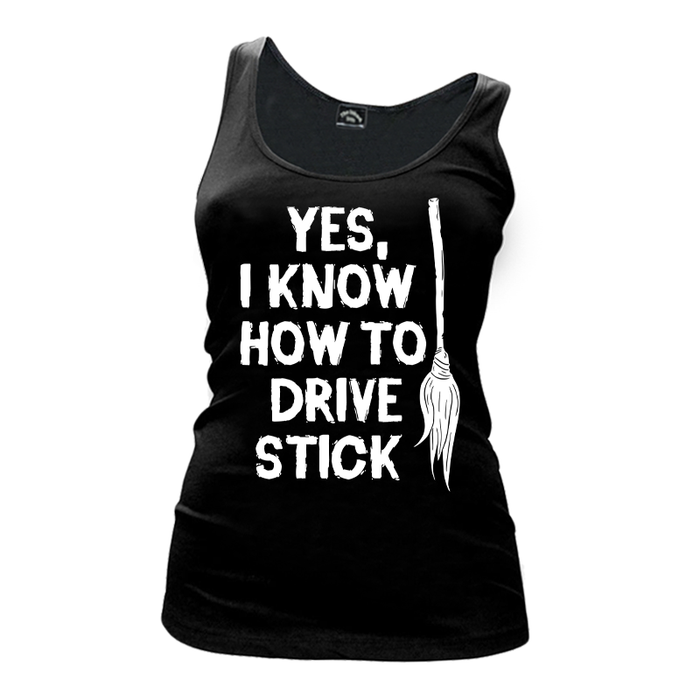 Women's Yes I Know How To Drive Stick (Halloween) - Tank Top