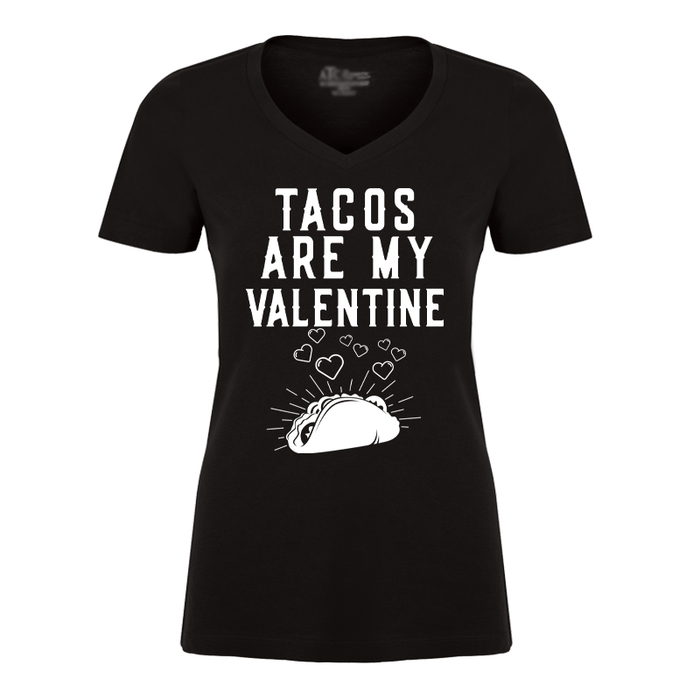 Women's Tacos Are My Valentine - Tshirt