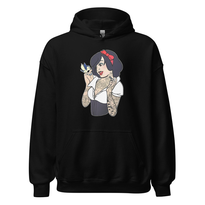Unisex Snow White (Disney) - Black Hoodie