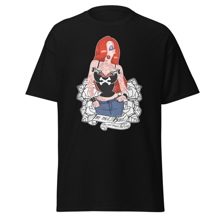 Unisex Tattooed Jessica - Black Shirt