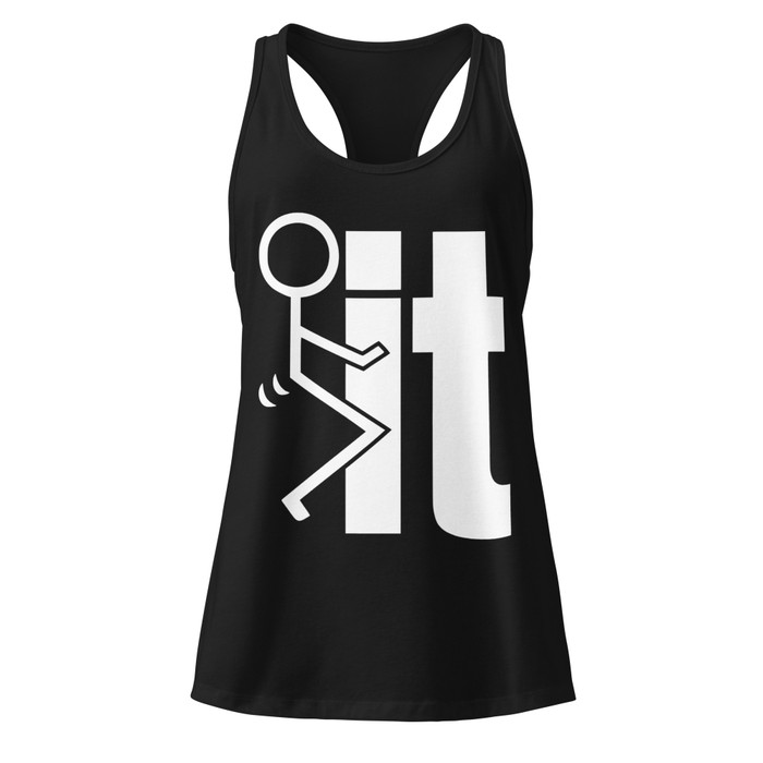 Women’s Fuck It - Tank Top (White Print)