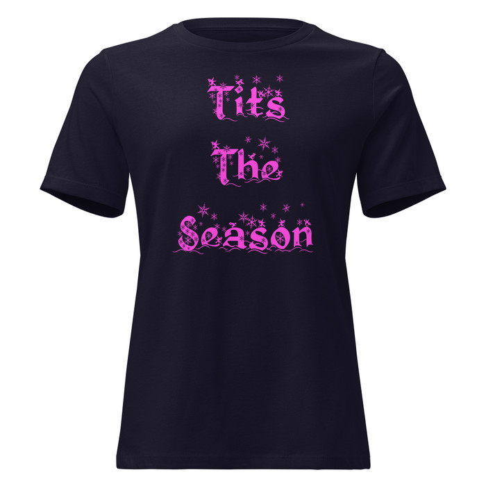 Women's Tits The Season - Shirt (Pink Print)