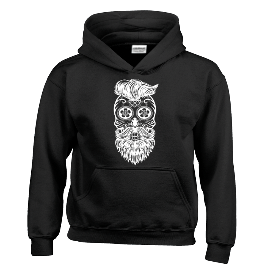 Kids Skull & Beard - Hoodie