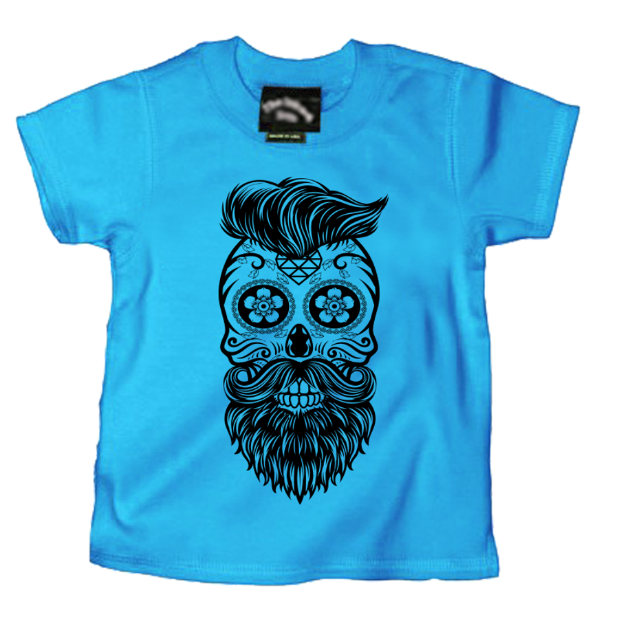 Kids Skull & Beard - Tshirt