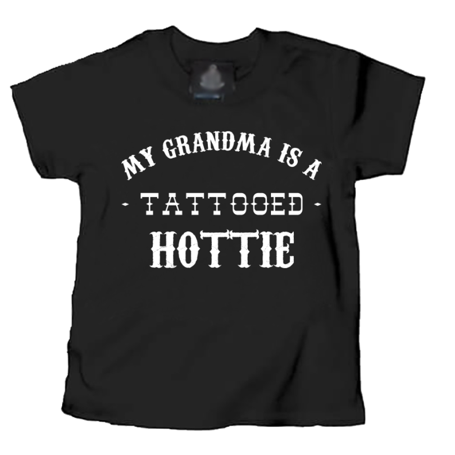 Kids My Grandma Is A Tattooed Hottie - Tshirt