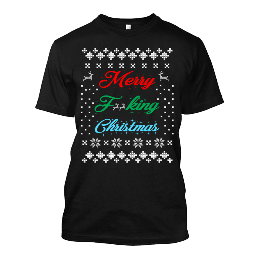 Men's Merry Fucking Christmas (Censored) - Tshirt