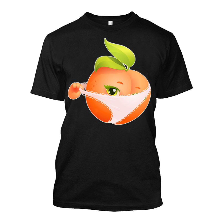 Men's Sexy Peach Emoji - Tshirt