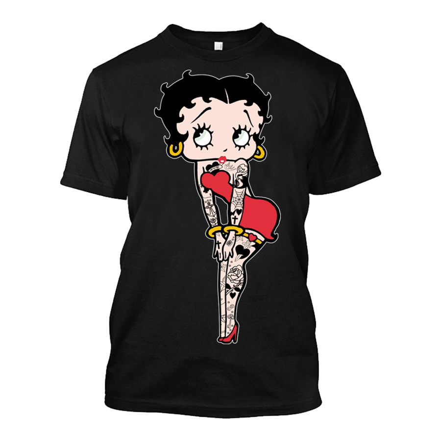 Men's Tattooed Betty Boop - Tshirt