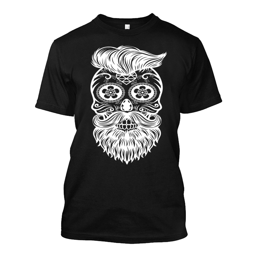 Men's Skull & Beard - Tshirt