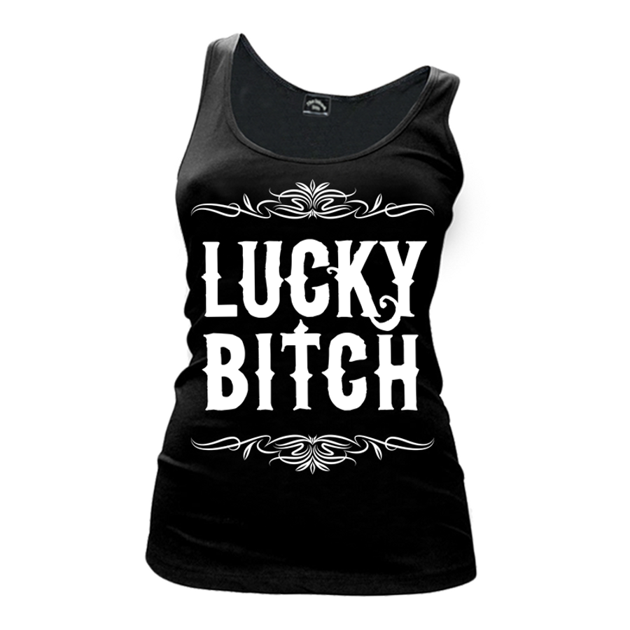 Women's Lucky Bitch - Tank Top