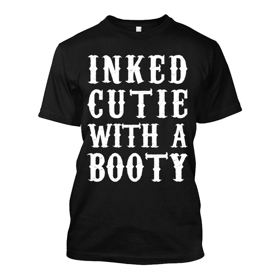 Men's Inked Cutie With A Booty - Tshirt