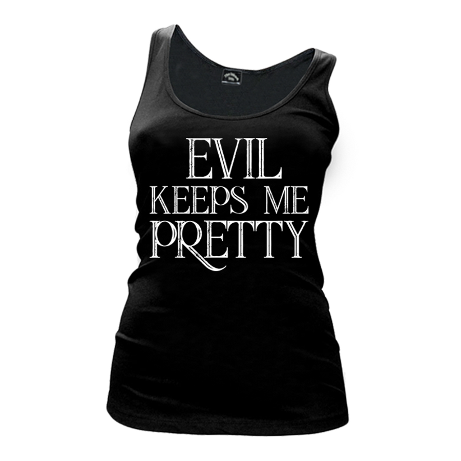 Women's Evil Keeps Me Pretty - Tank Top