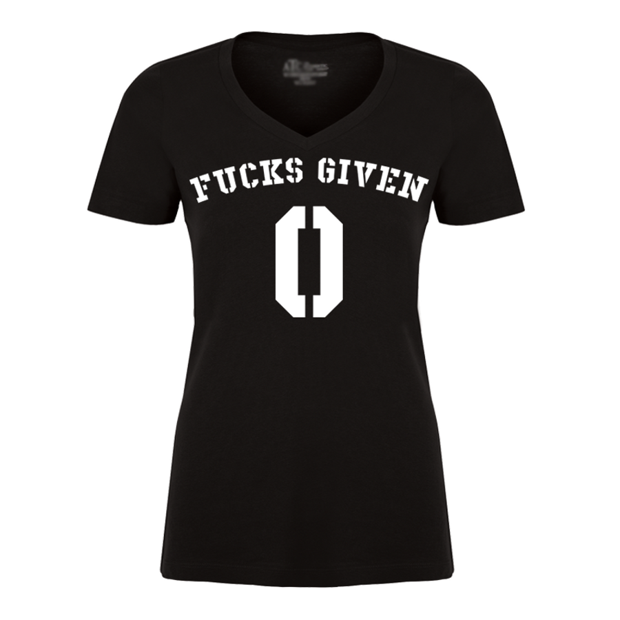 Women's Fucks Given Zero - Tshirt