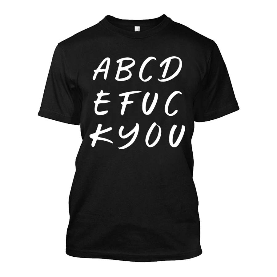 Men's ABCDE-FUCK-YOU - Tshirt
