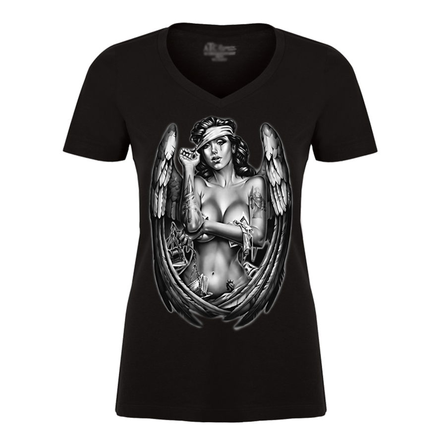 Women's Broken Angel - Tshirt