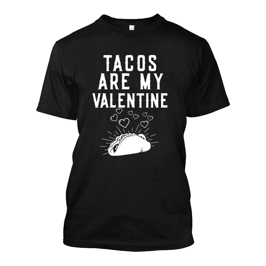 Men's Tacos Are My Valentine - Tshirt