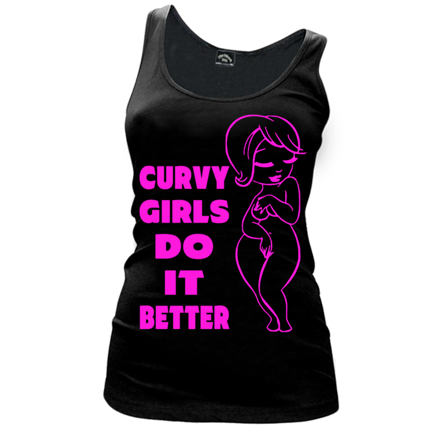 Women's Curvy Girls Do It Better - Tank Top