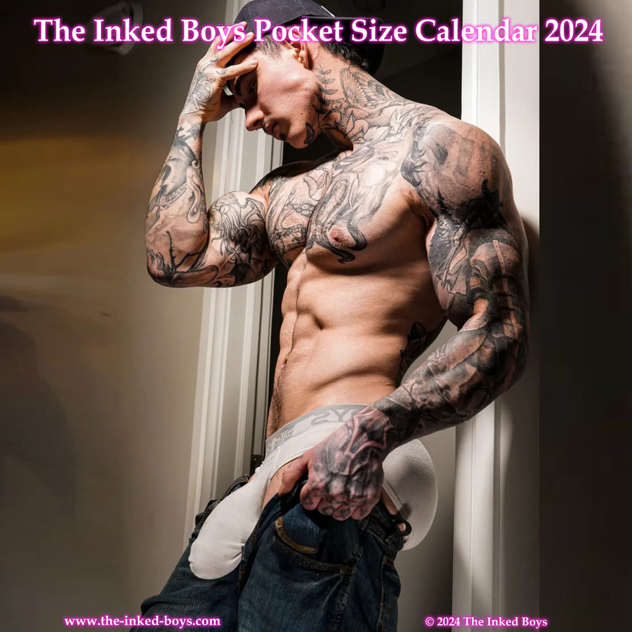 The Inked Boys Pocket Size Calendar 2024