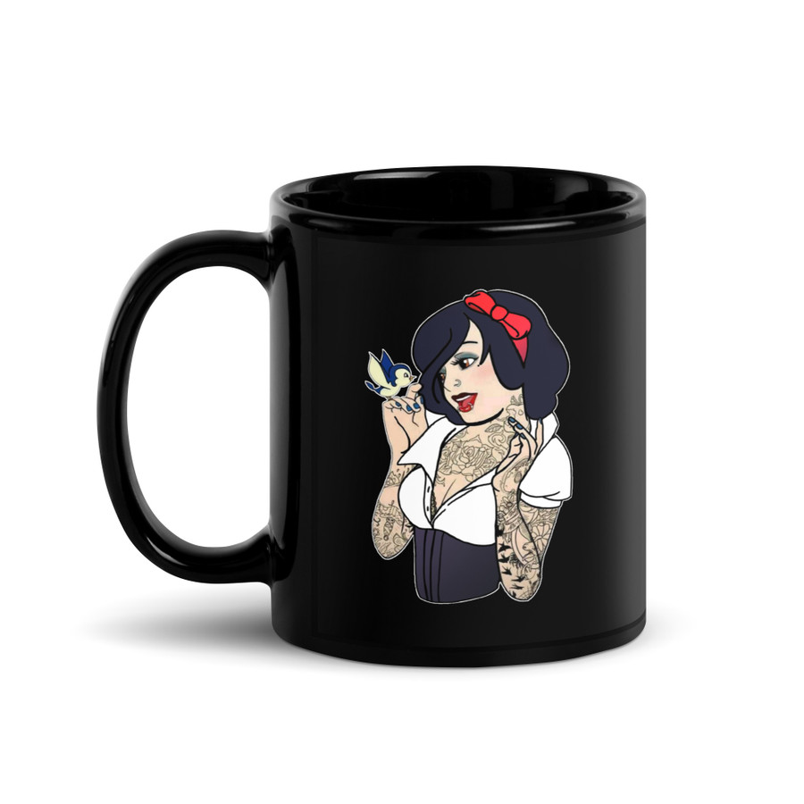 Snow White (Disney) - Black Glossy Mug