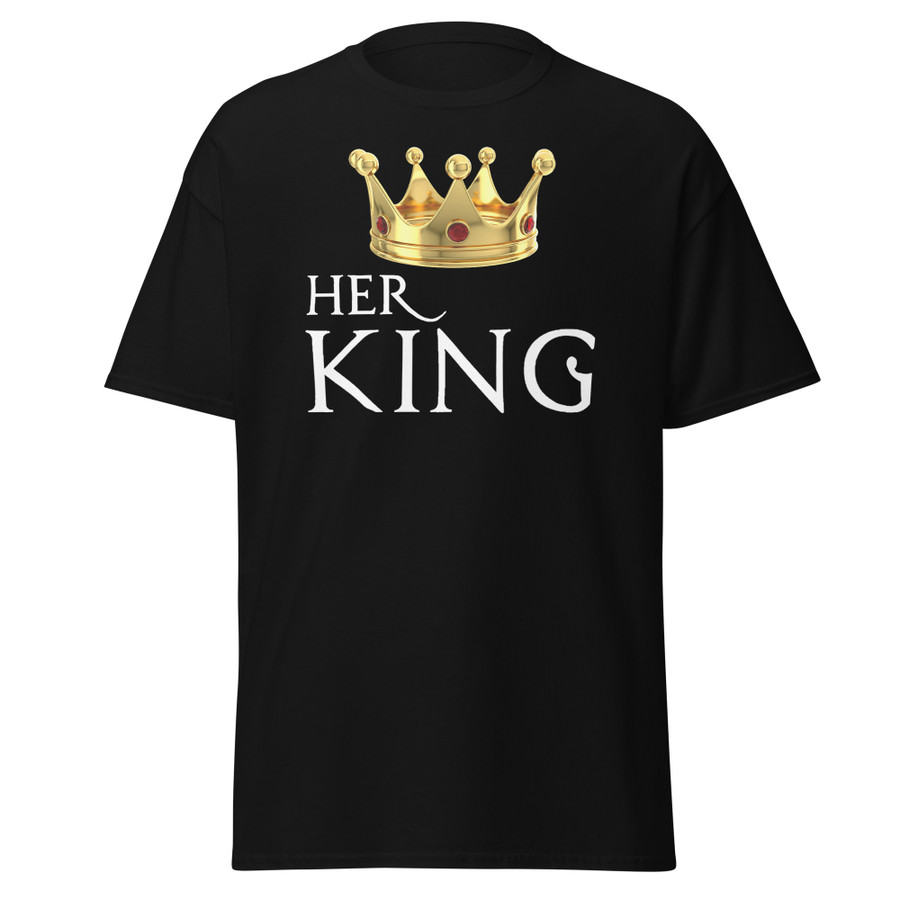 Unisex Her King - Black Shirt