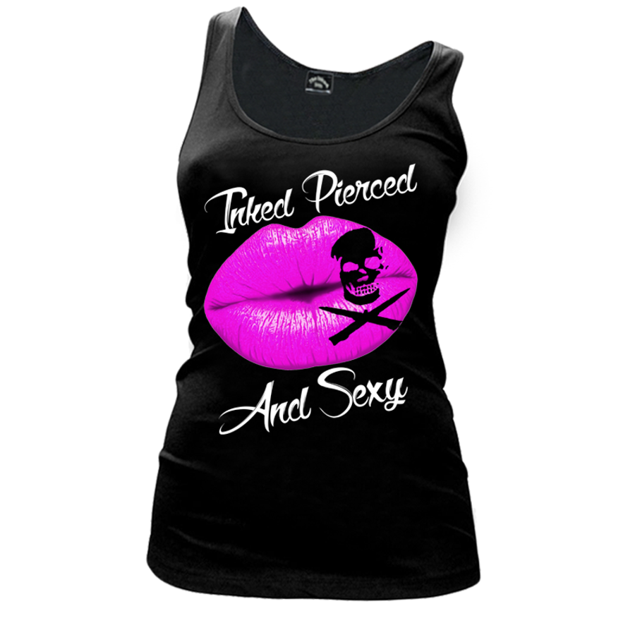 Women's Inked Pierced And Sexy - Tank Top