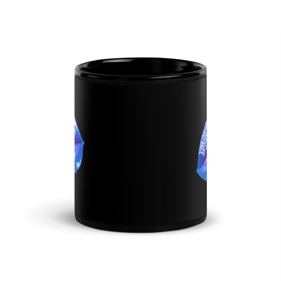 Fuck You (Blue Lips) - Black Glossy Mug