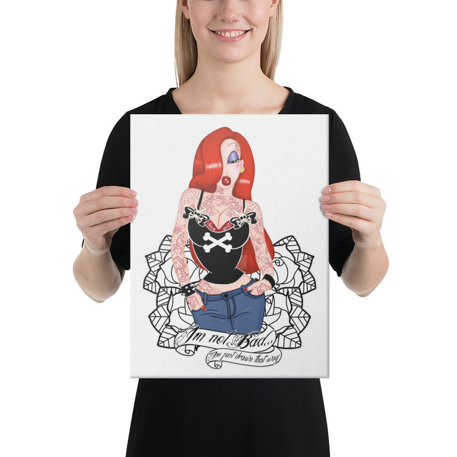 Tattooed Jessica - Canvas