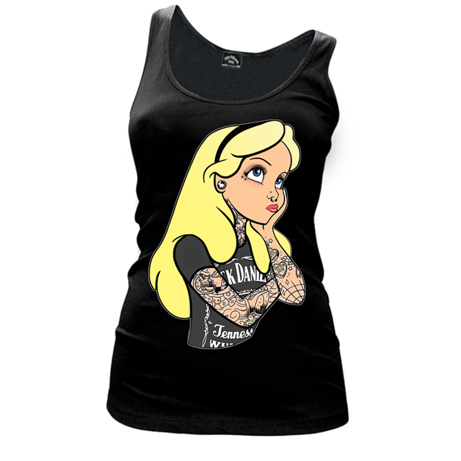 Women's Disney Tattooed Characters - Tank Top