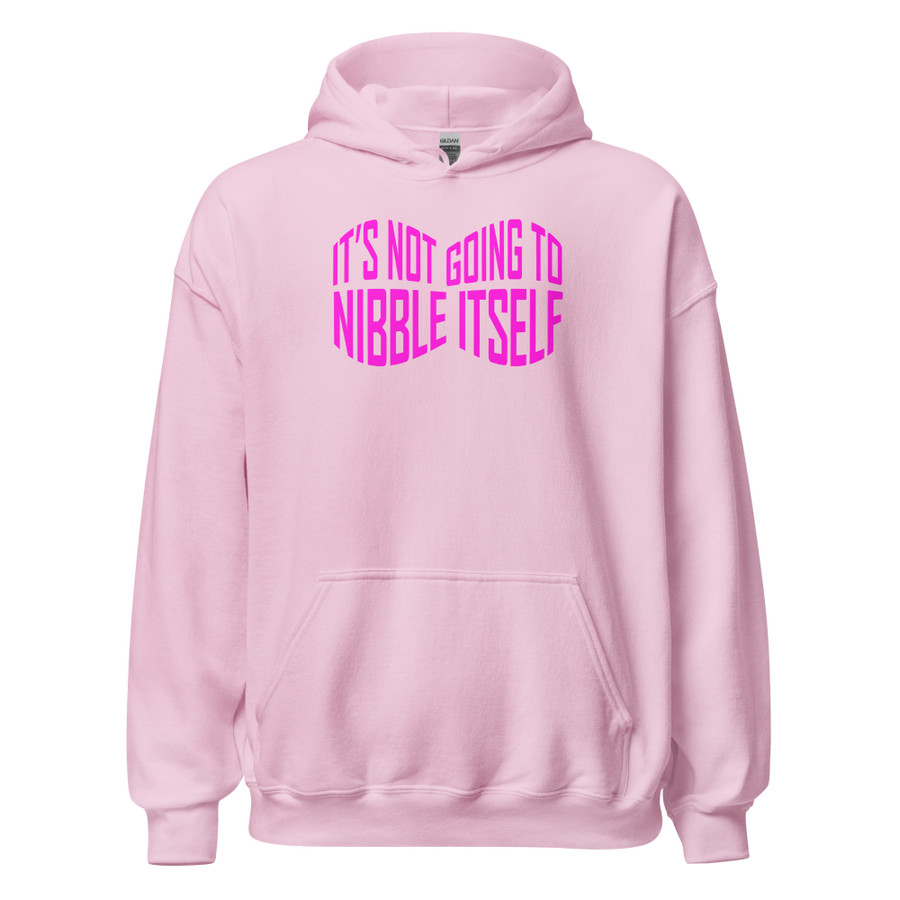 Unisex It'S Not Going To Nibble Itself - Hoodie (Pink Print)