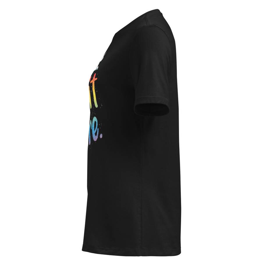 Women's I Don'T Care (Unicorn) - Black Shirt