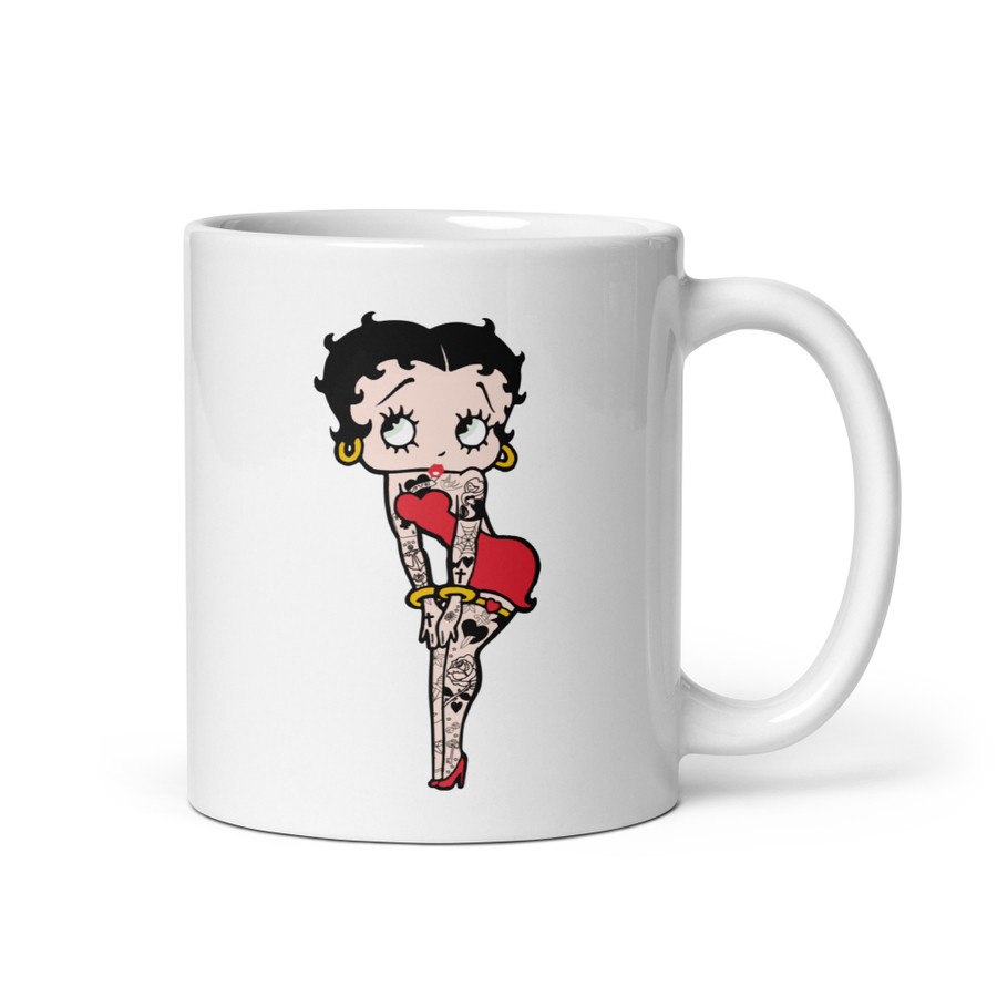 Betty Boop - White Glossy Mug