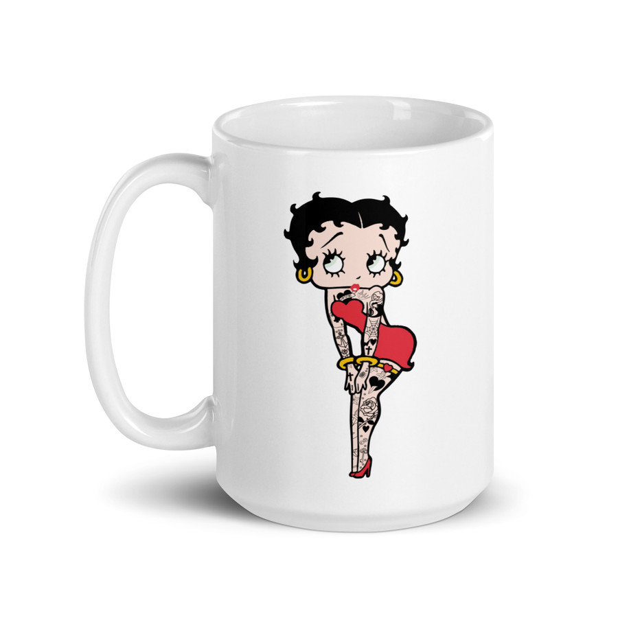 Betty Boop - White Glossy Mug
