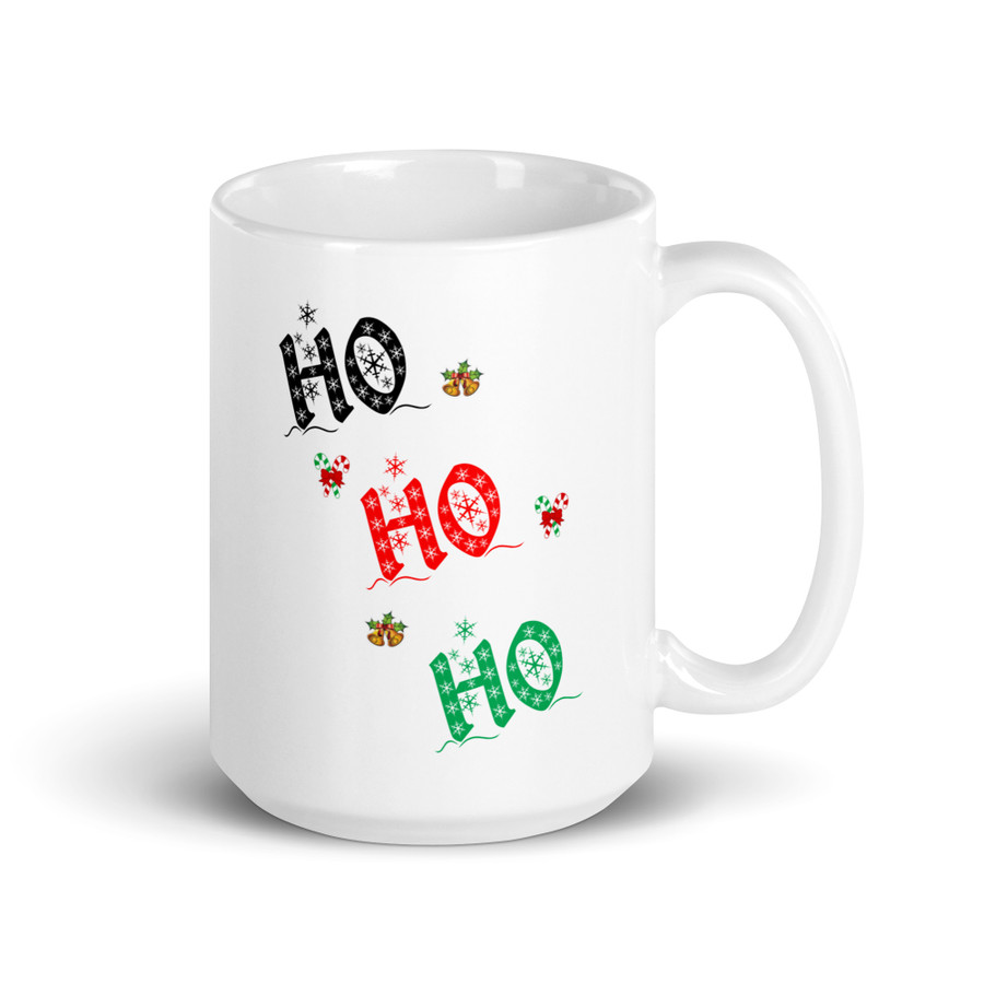 Ho! Ho! Ho! - White Glossy Mug