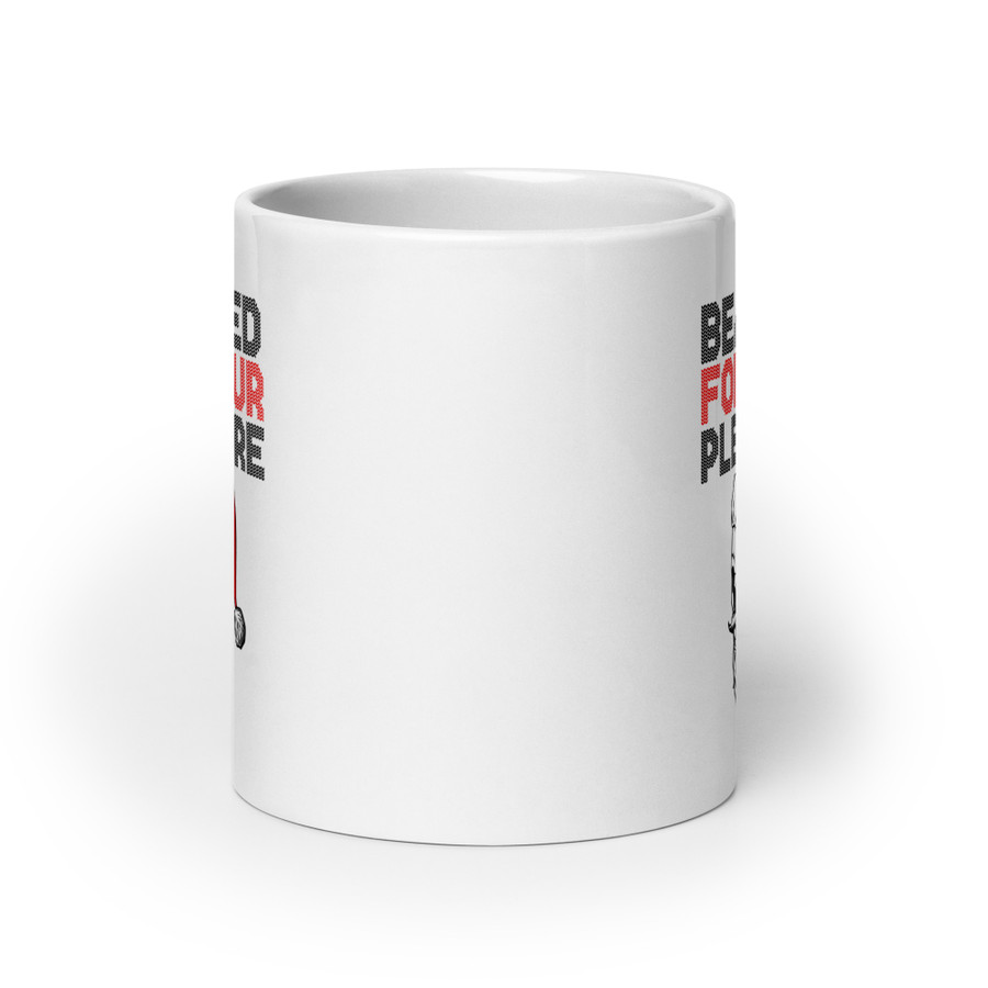 Bearded For Your Pleasure - White Glossy Mug