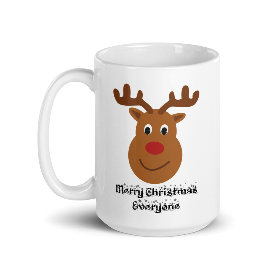 Merry Christmas Everyone - White Glossy Mug