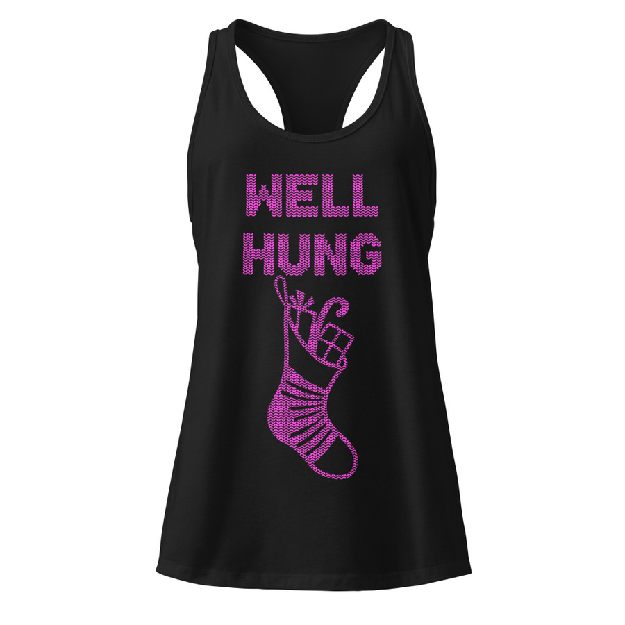 Women’s Well Hung - Tank Top (Pink Print)